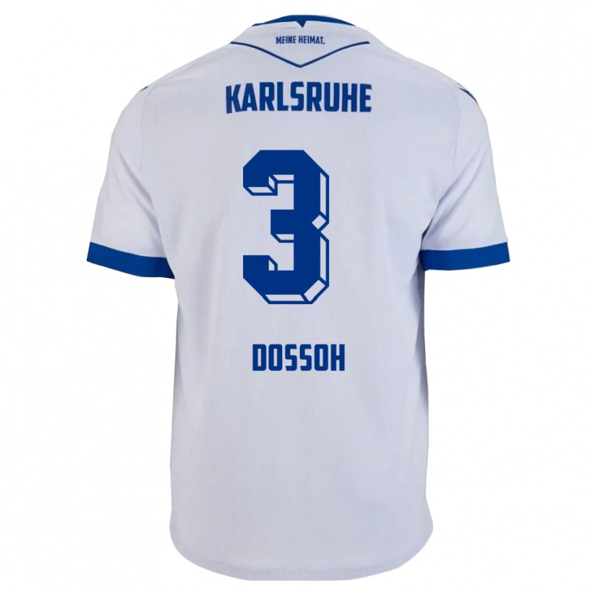 Danxen Pánské Mael Dossoh #3 Bílá Modrá Daleko Hráčské Dresy 2025/26 Dres
