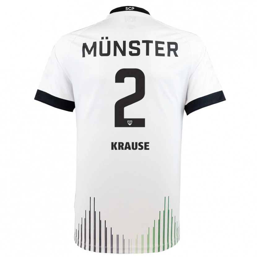 Danxen Pánské Moritz Krause #2 Bílá Černá Daleko Hráčské Dresy 2025/26 Dres