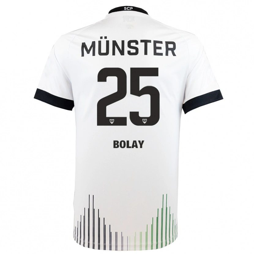 Danxen Pánské Luca Bolay #25 Bílá Černá Daleko Hráčské Dresy 2025/26 Dres