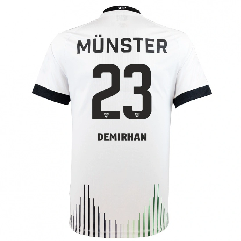 Danxen Pánské Mikail Demirhan #23 Bílá Černá Daleko Hráčské Dresy 2025/26 Dres
