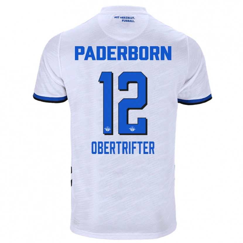 Danxen Pánské Ben Obertrifter #12 Bílá Modrá Daleko Hráčské Dresy 2025/26 Dres