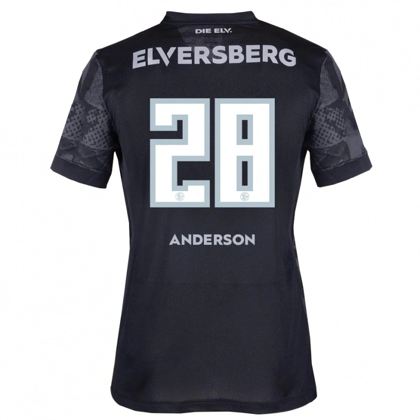 Danxen Pánské Mira Anderson #28 Černá Šedá Daleko Hráčské Dresy 2025/26 Dres