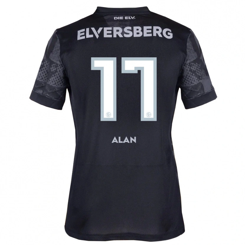 Danxen Pánské Alan Rodriguez #17 Černá Šedá Daleko Hráčské Dresy 2025/26 Dres