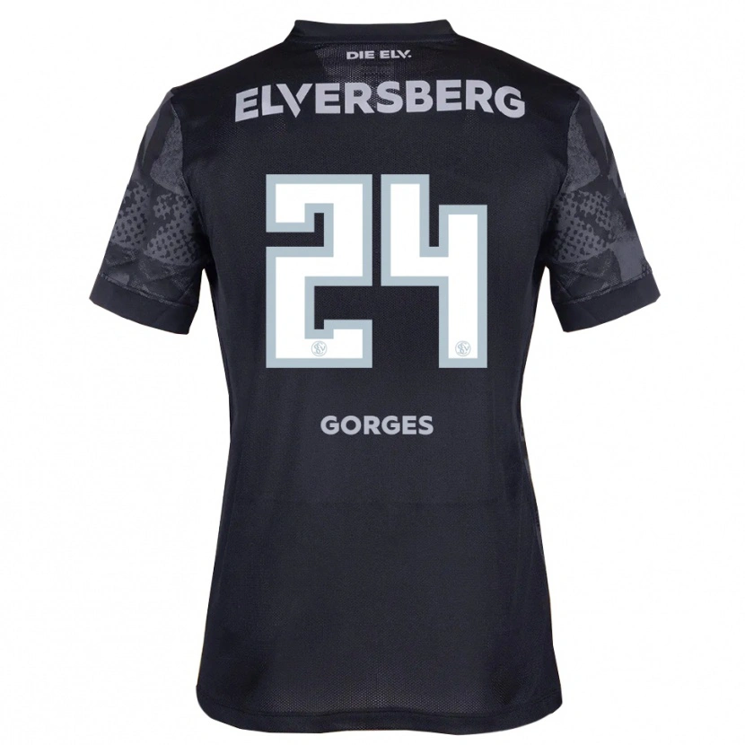 Danxen Pánské Nils Gorges #24 Černá Šedá Daleko Hráčské Dresy 2025/26 Dres