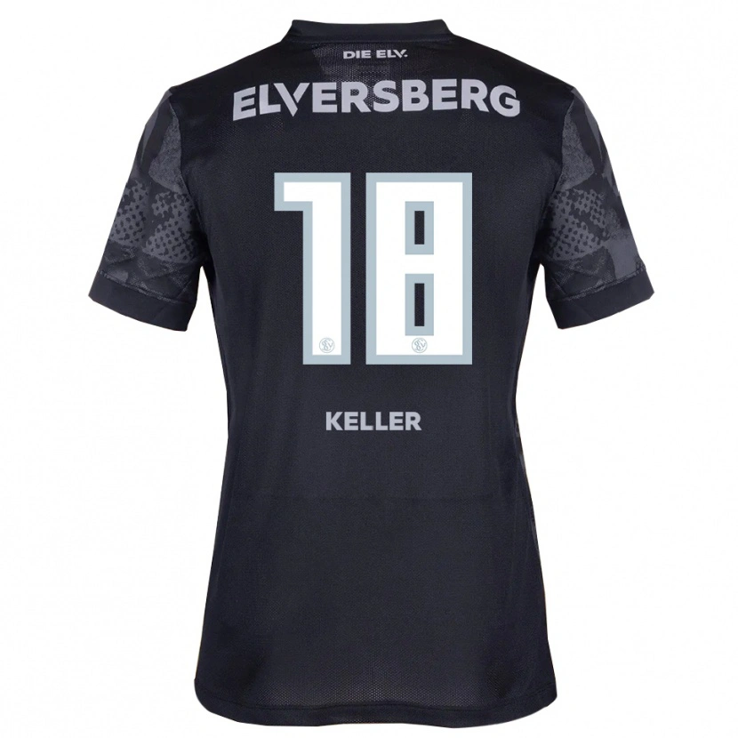 Danxen Pánské Tyler Keller #18 Černá Šedá Daleko Hráčské Dresy 2025/26 Dres