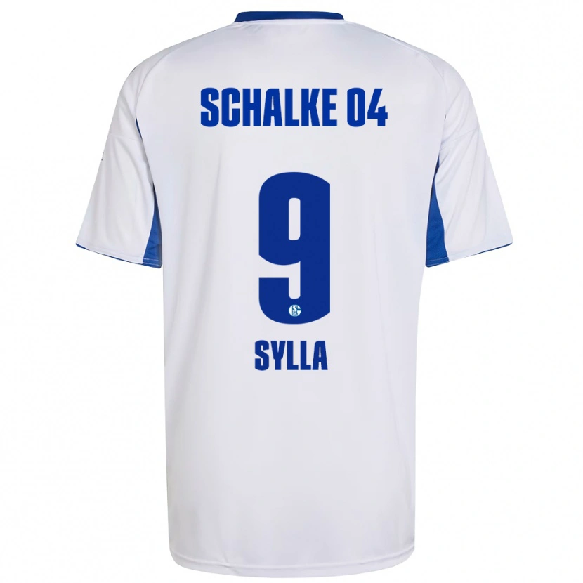 Danxen Pánské Moussa Sylla #9 Bílá Modrá Daleko Hráčské Dresy 2025/26 Dres