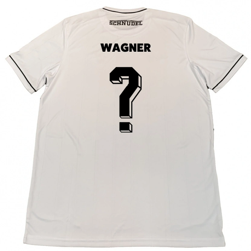 Danxen Pánské Jennifer Wagner #0 Bílá Černá Daleko Hráčské Dresy 2025/26 Dres