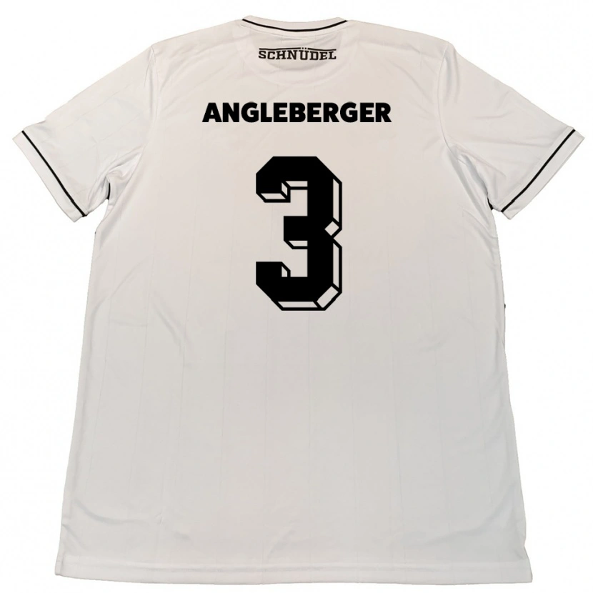 Danxen Pánské Devin Angleberger #3 Bílá Černá Daleko Hráčské Dresy 2025/26 Dres