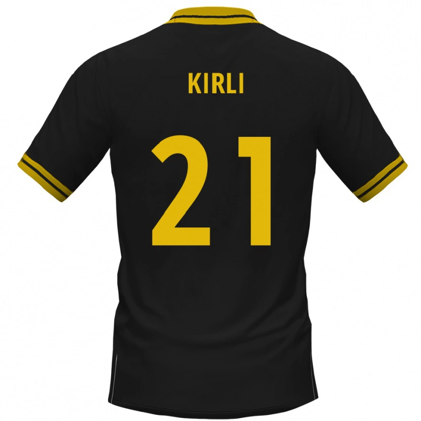 Danxen Pánské Celil-Noah Kirli #21 Černá Žlutá Daleko Hráčské Dresy 2025/26 Dres