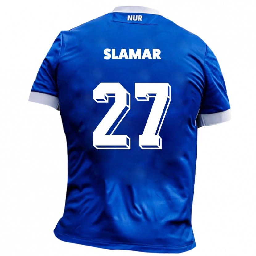 Danxen Pánské Dennis Slamar #27 Modrá Bílá Daleko Hráčské Dresy 2025/26 Dres
