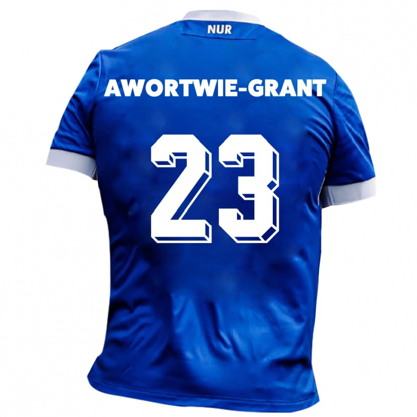 Danxen Pánské Nyamekye Awortwie-Grant #23 Modrá Bílá Daleko Hráčské Dresy 2025/26 Dres