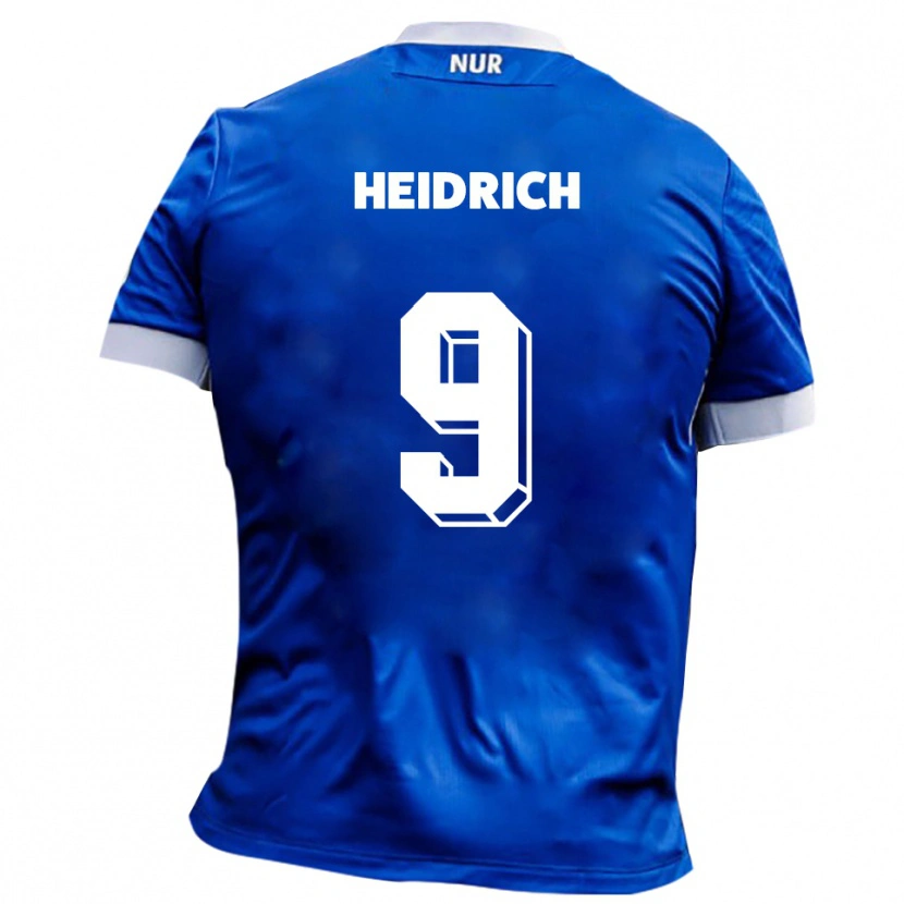 Danxen Pánské Phil Heidrich #9 Modrá Bílá Daleko Hráčské Dresy 2025/26 Dres