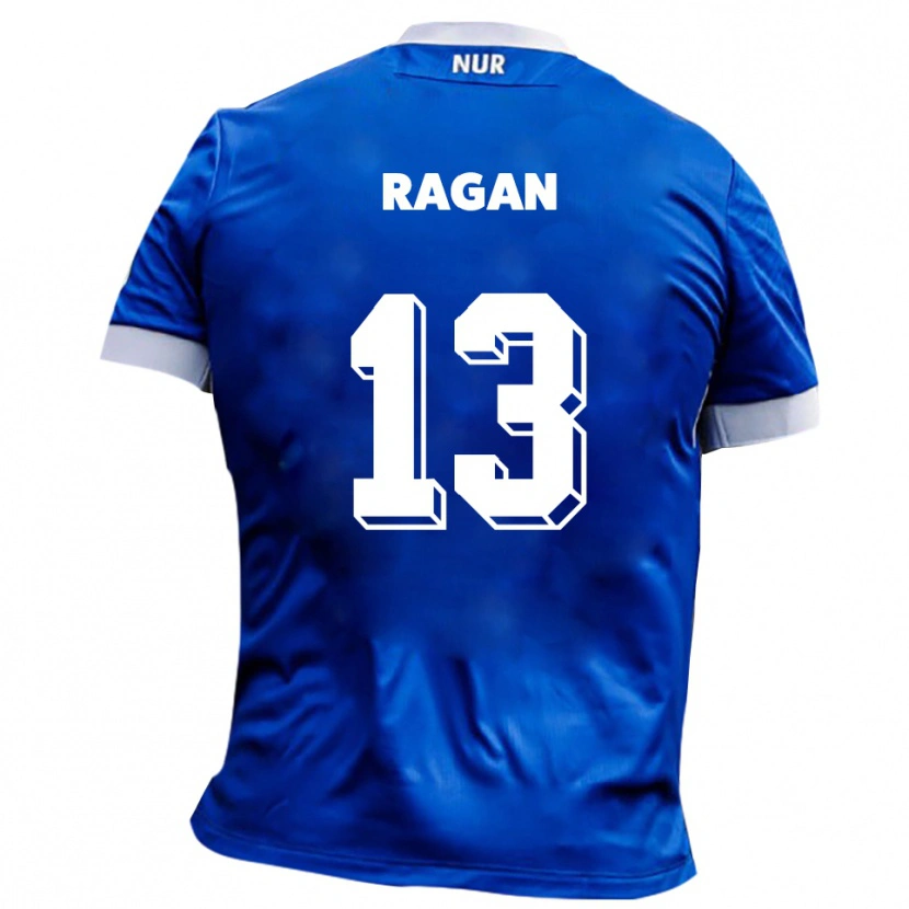 Danxen Pánské Hubert Ragan #13 Modrá Bílá Daleko Hráčské Dresy 2025/26 Dres