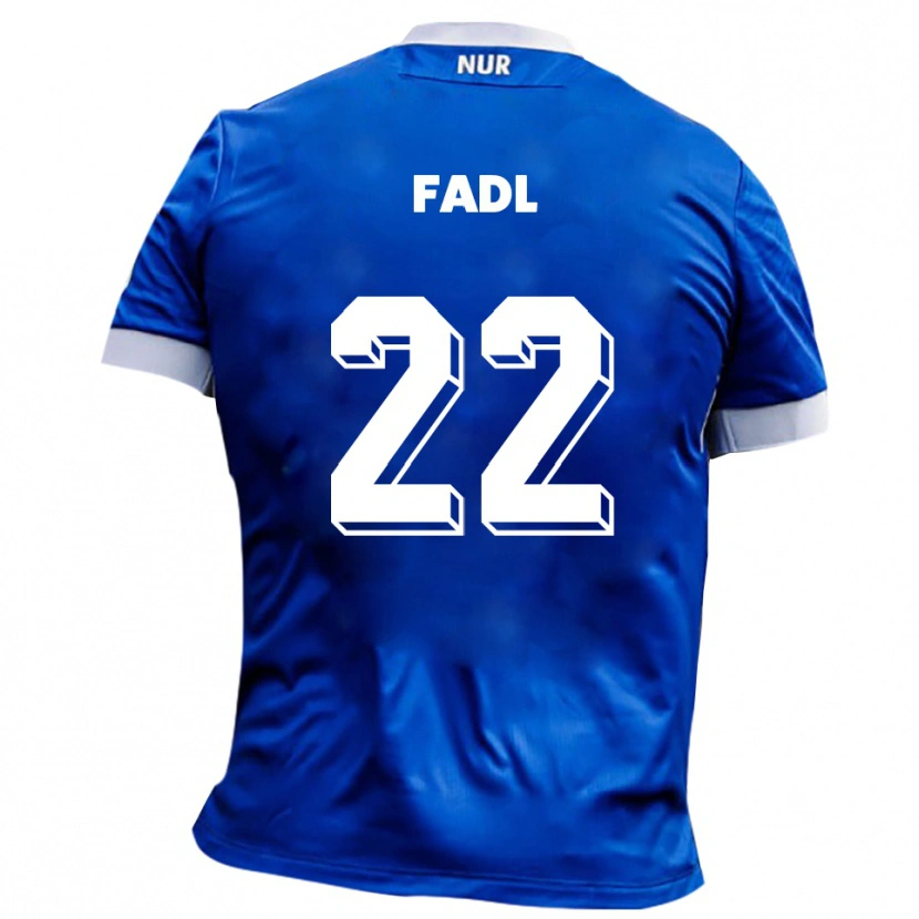 Danxen Pánské Jad Fadl #22 Modrá Bílá Daleko Hráčské Dresy 2025/26 Dres