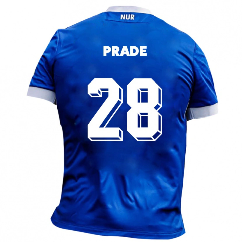 Danxen Pánské Adrian Prade #28 Modrá Bílá Daleko Hráčské Dresy 2025/26 Dres