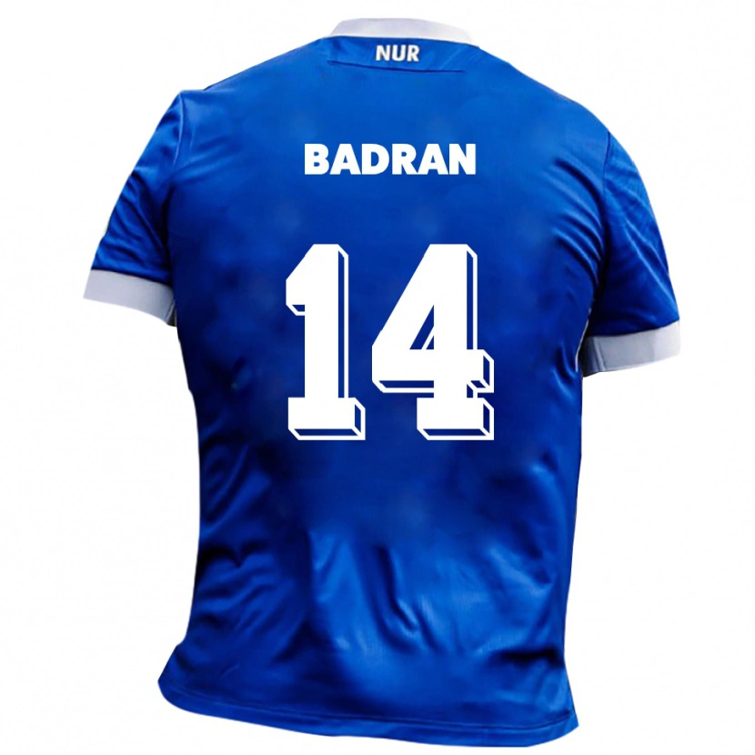 Danxen Pánské Ahmad Badran #14 Modrá Bílá Daleko Hráčské Dresy 2025/26 Dres