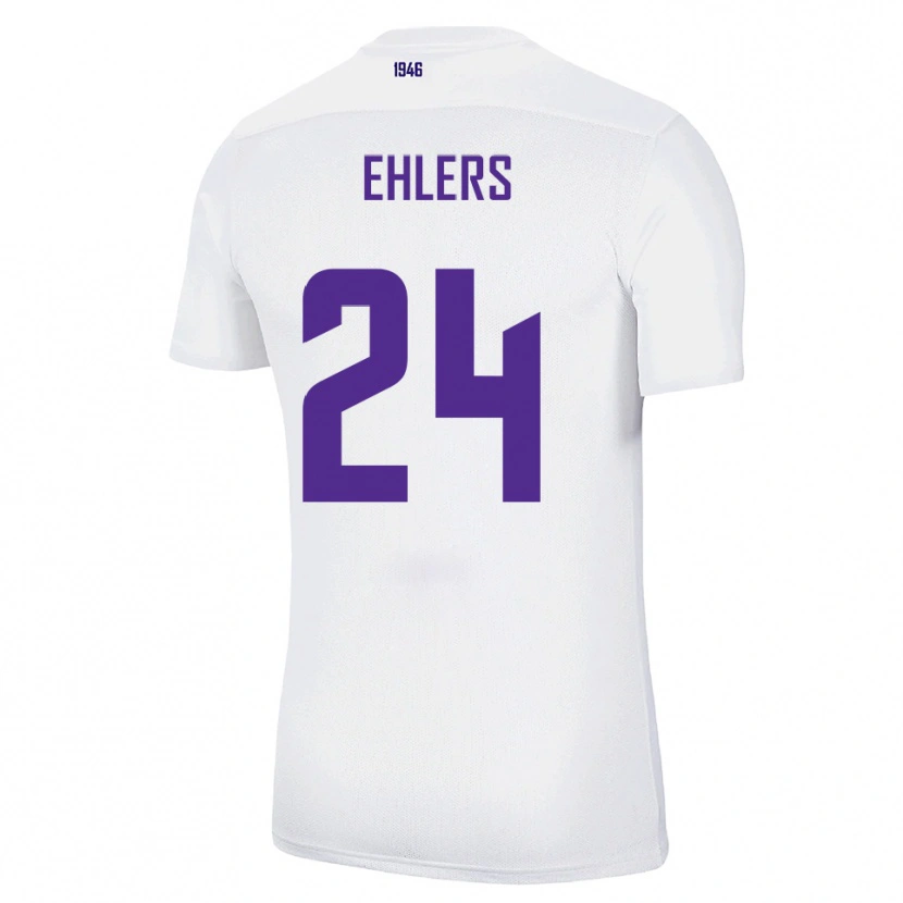 Danxen Pánské Jannic Ehlers #24 Bílá Zelená Daleko Hráčské Dresy 2025/26 Dres