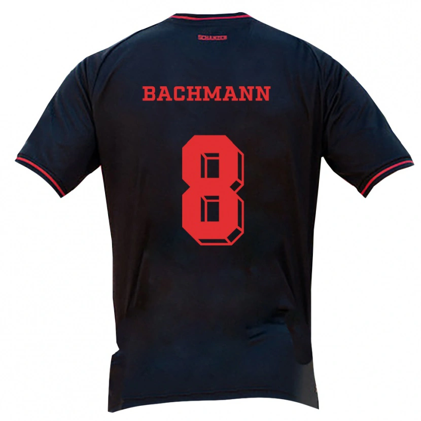 Danxen Pánské Patrick Bachmann #8 Černá Červená Bílá Daleko Hráčské Dresy 2025/26 Dres
