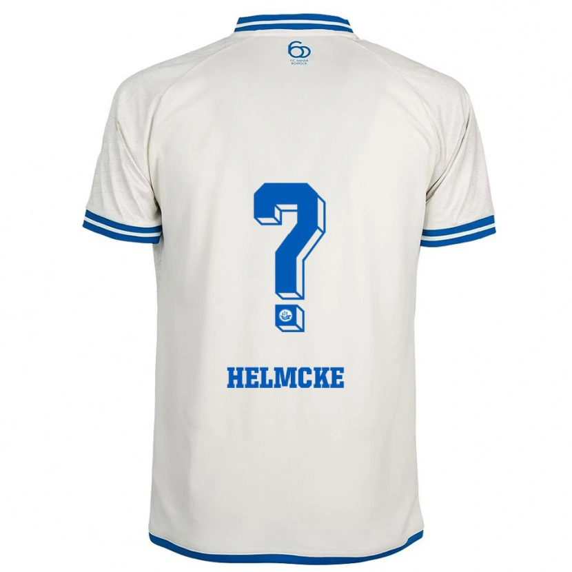 Danxen Pánské Felix Helmcke #0 Bílá Modrá Daleko Hráčské Dresy 2025/26 Dres