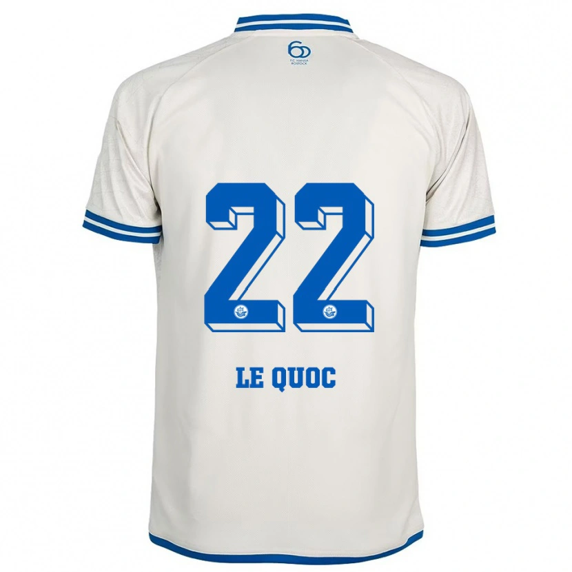 Danxen Pánské Jenny Le Quoc #22 Bílá Modrá Daleko Hráčské Dresy 2025/26 Dres