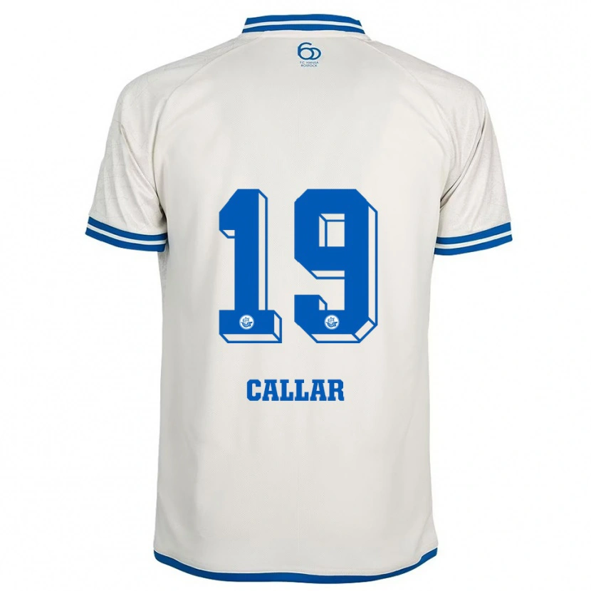 Danxen Pánské Arda Callar #19 Bílá Modrá Daleko Hráčské Dresy 2025/26 Dres
