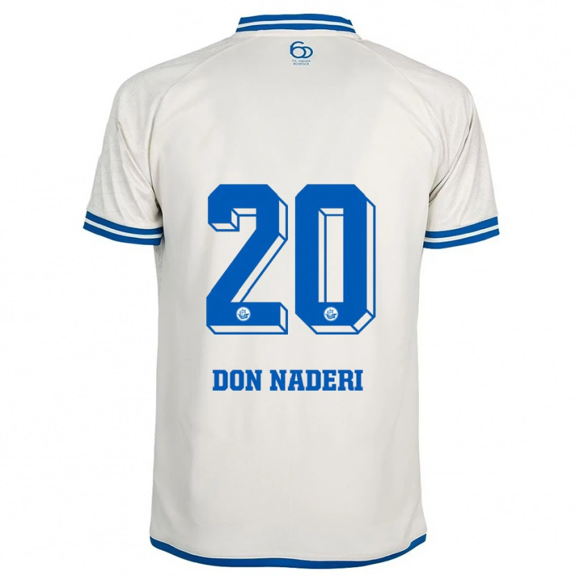 Danxen Pánské Ryan Naderi #20 Bílá Modrá Daleko Hráčské Dresy 2025/26 Dres