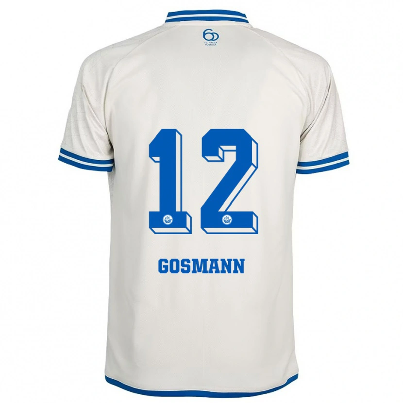 Danxen Pánské Hermann Gosmann #12 Bílá Modrá Daleko Hráčské Dresy 2025/26 Dres