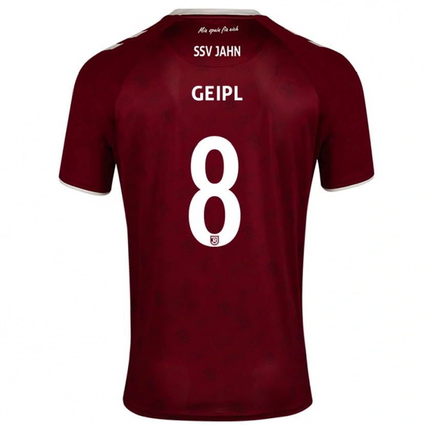 Danxen Pánské Andreas Geipl #8 Vínová Bílá Daleko Hráčské Dresy 2025/26 Dres