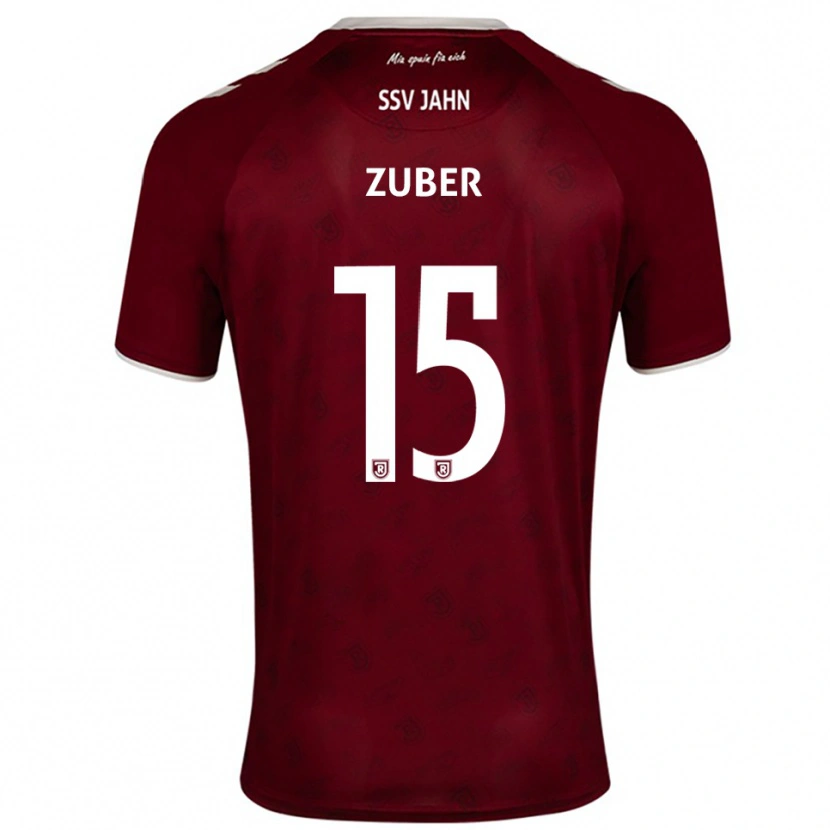 Danxen Pánské Samuel Zuber #15 Vínová Bílá Daleko Hráčské Dresy 2025/26 Dres