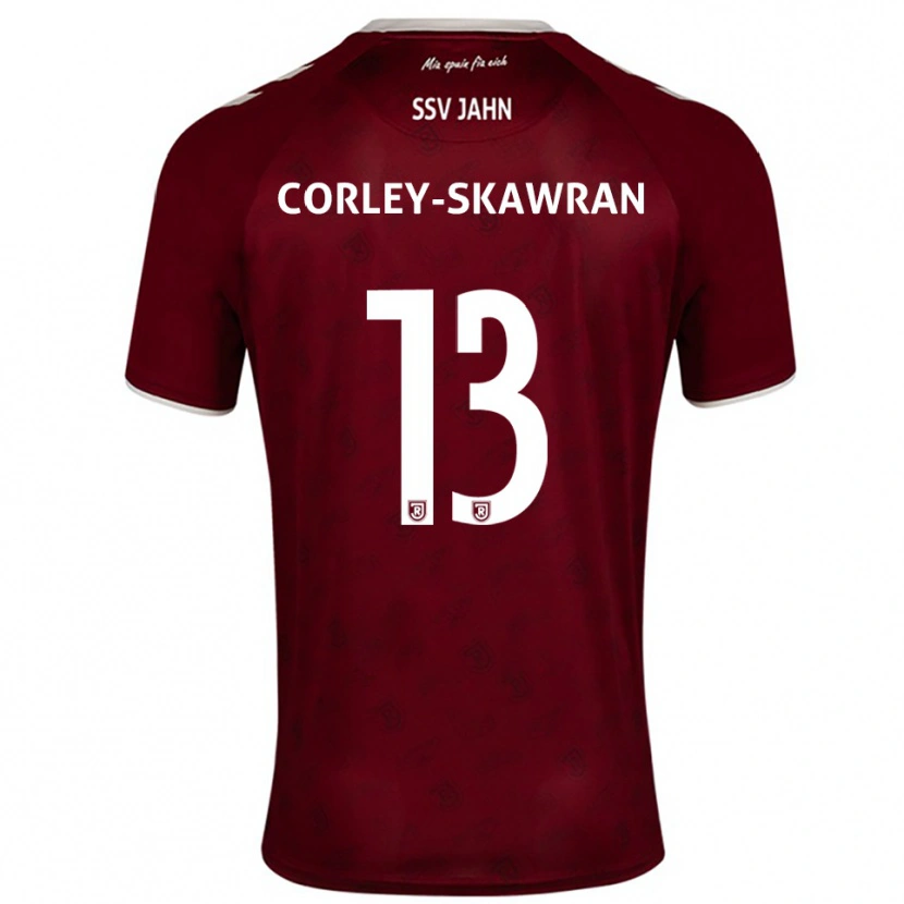 Danxen Pánské Dorian Corley-Skawran #13 Vínová Bílá Daleko Hráčské Dresy 2025/26 Dres