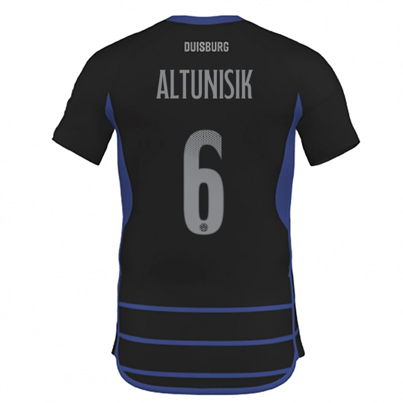 Danxen Pánské Kerim Altunisik #6 Černá Modrá Daleko Hráčské Dresy 2025/26 Dres