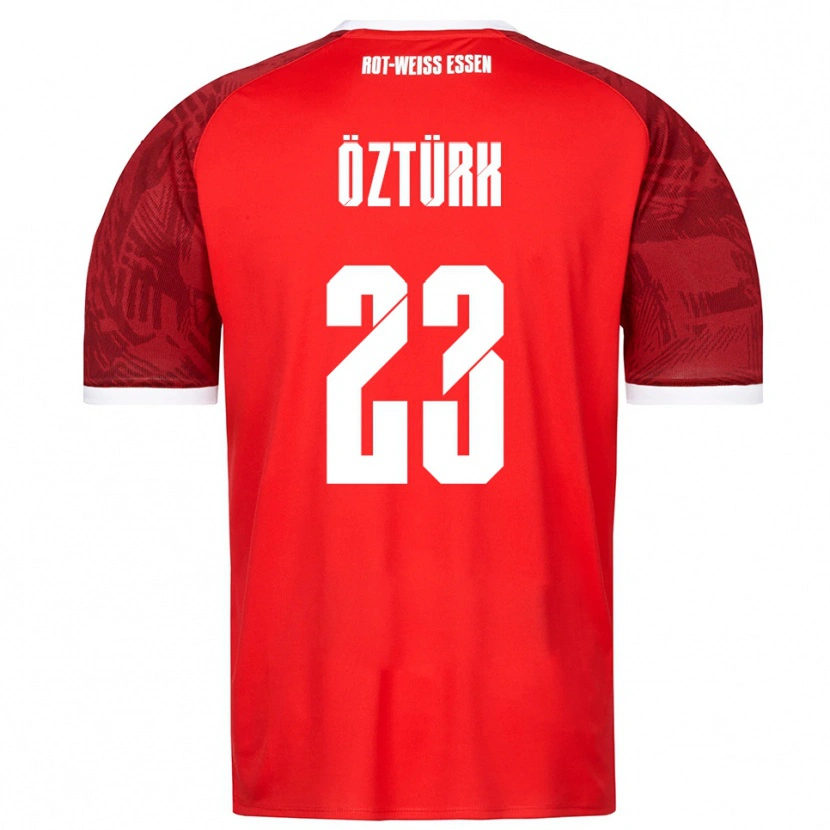 Danxen Pánské Efehan Öztürk #23 Červená Vínová Bílá Daleko Hráčské Dresy 2025/26 Dres