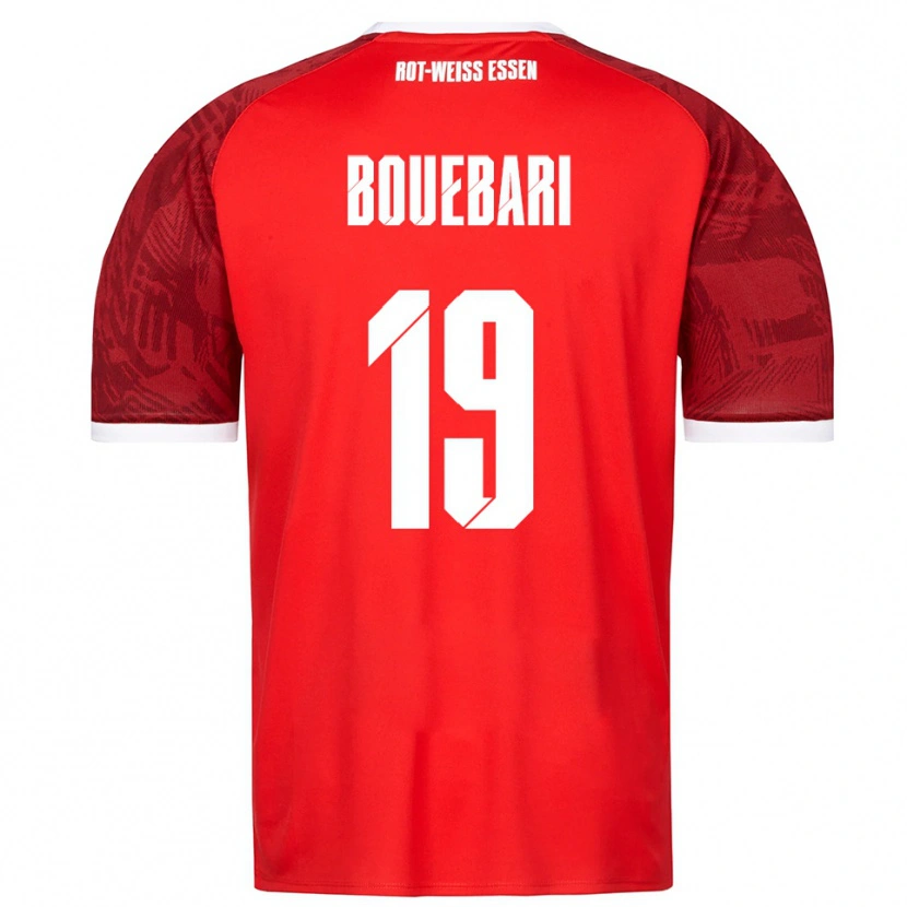 Danxen Pánské Franci Bouebari #19 Červená Vínová Bílá Daleko Hráčské Dresy 2025/26 Dres