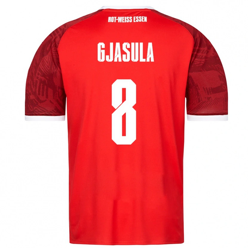 Danxen Pánské Klaus Gjasula #8 Červená Vínová Bílá Daleko Hráčské Dresy 2025/26 Dres