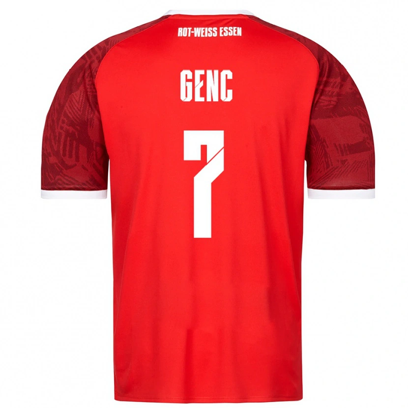 Danxen Pánské Mert Genc #7 Červená Vínová Bílá Daleko Hráčské Dresy 2025/26 Dres