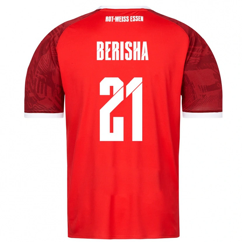 Danxen Pánské Dion Berisha #21 Červená Vínová Bílá Daleko Hráčské Dresy 2025/26 Dres