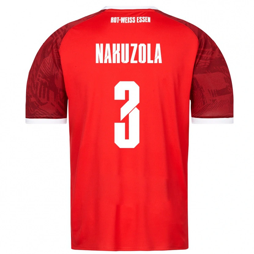 Danxen Pánské Rael Nakuzola #3 Červená Vínová Bílá Daleko Hráčské Dresy 2025/26 Dres