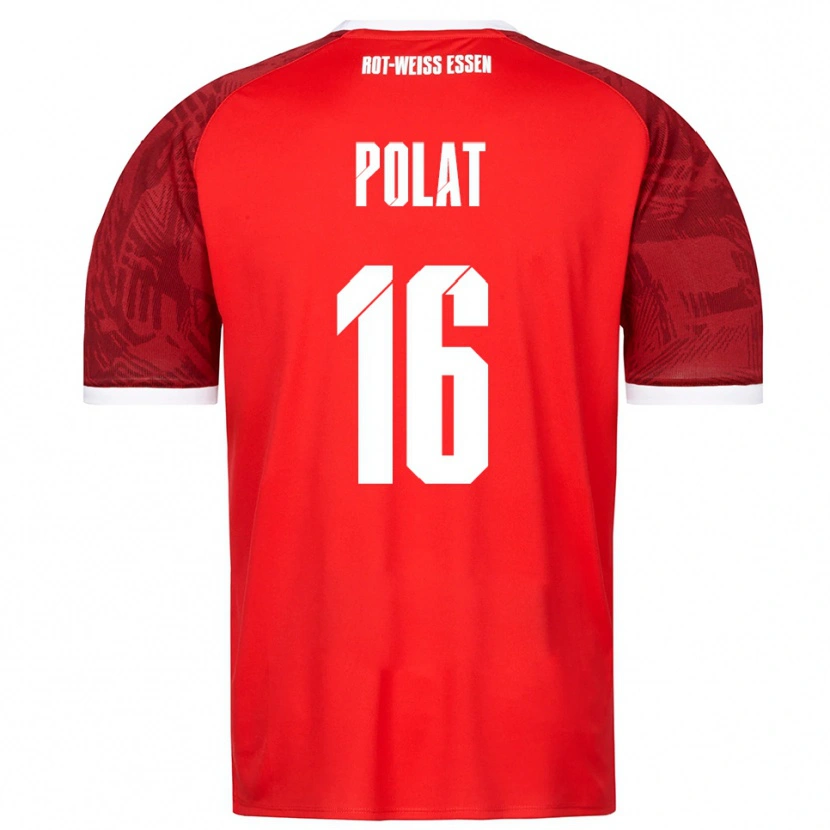Danxen Pánské Mert Polat #16 Červená Vínová Bílá Daleko Hráčské Dresy 2025/26 Dres