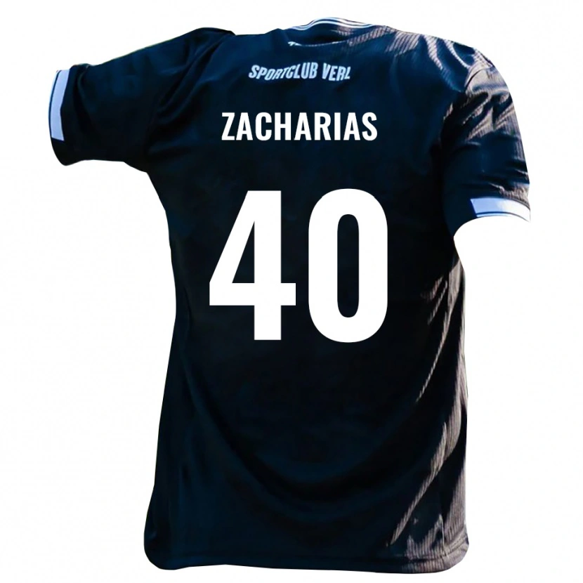 Danxen Pánské Marlon Zacharias #40 Černá Bílá Daleko Hráčské Dresy 2025/26 Dres