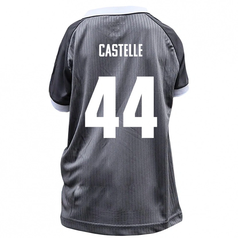 Danxen Pánské Niklas Castelle #44 Šedá Bílá Daleko Hráčské Dresy 2025/26 Dres