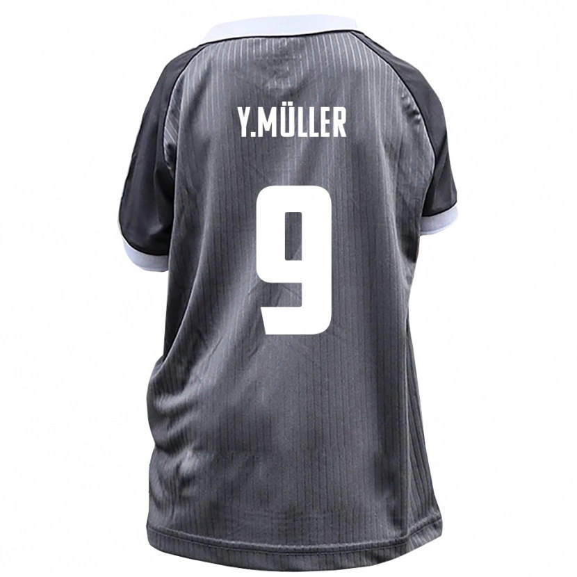 Danxen Pánské Yannick Müller #9 Šedá Bílá Daleko Hráčské Dresy 2025/26 Dres