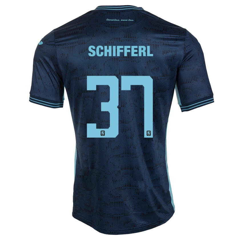 Danxen Pánské Raphael Schifferl #37 Královská Modrá Daleko Hráčské Dresy 2025/26 Dres