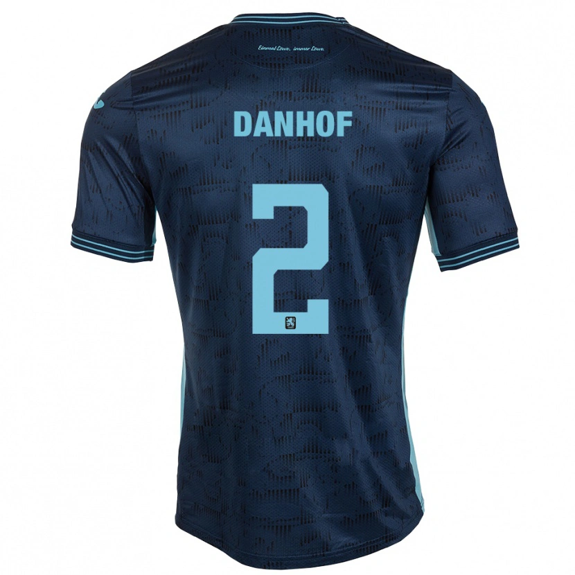 Danxen Pánské Tim Danhof #2 Královská Modrá Daleko Hráčské Dresy 2025/26 Dres