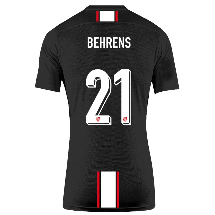 Danxen Pánské Irichad Behrens #21 Černá Bílá Daleko Hráčské Dresy 2025/26 Dres