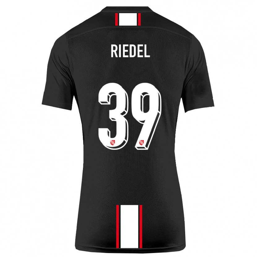 Danxen Pánské Florian Riedel #39 Černá Bílá Daleko Hráčské Dresy 2025/26 Dres