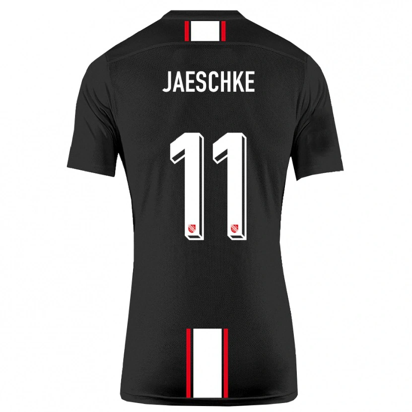 Danxen Pánské Yannik Jaeschke #11 Černá Bílá Daleko Hráčské Dresy 2025/26 Dres