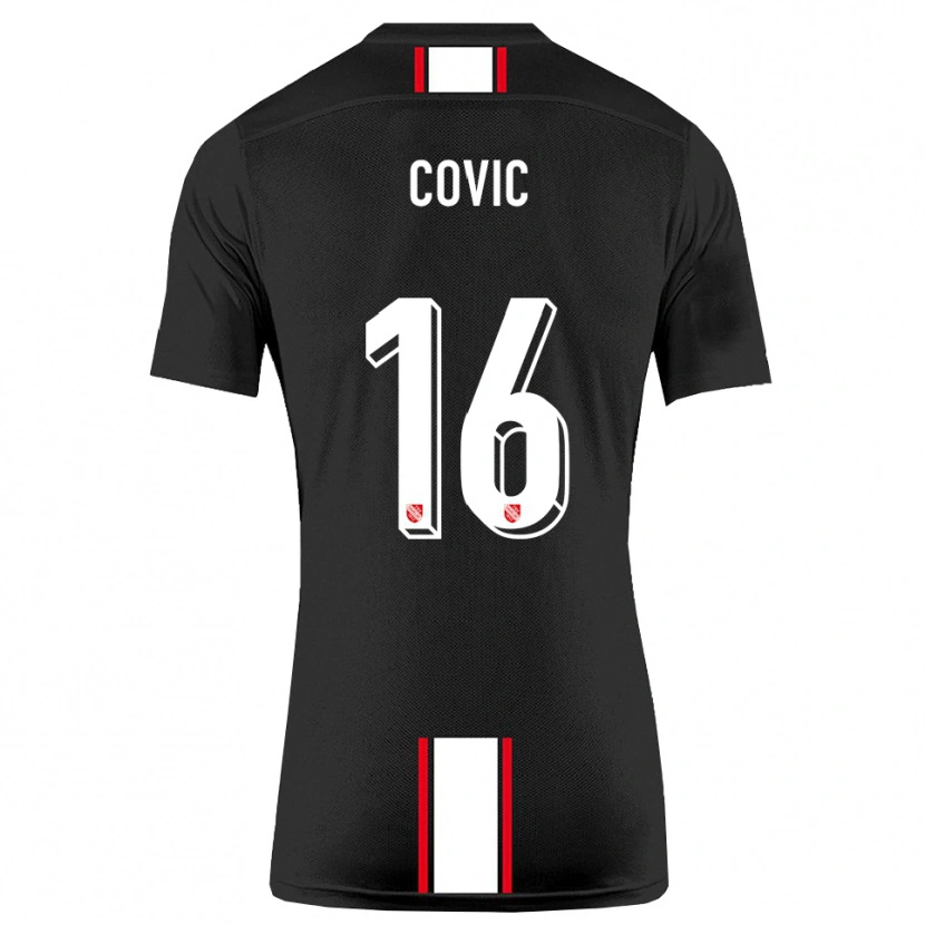 Danxen Pánské Rayen Covic #16 Černá Bílá Daleko Hráčské Dresy 2025/26 Dres