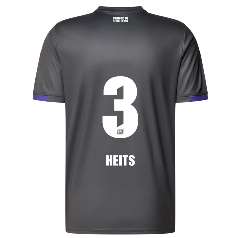 Danxen Pánské Lasse Heits #3 Šedá Fialová Daleko Hráčské Dresy 2025/26 Dres
