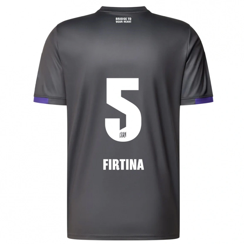 Danxen Pánské Taha Firtina #5 Šedá Fialová Daleko Hráčské Dresy 2025/26 Dres