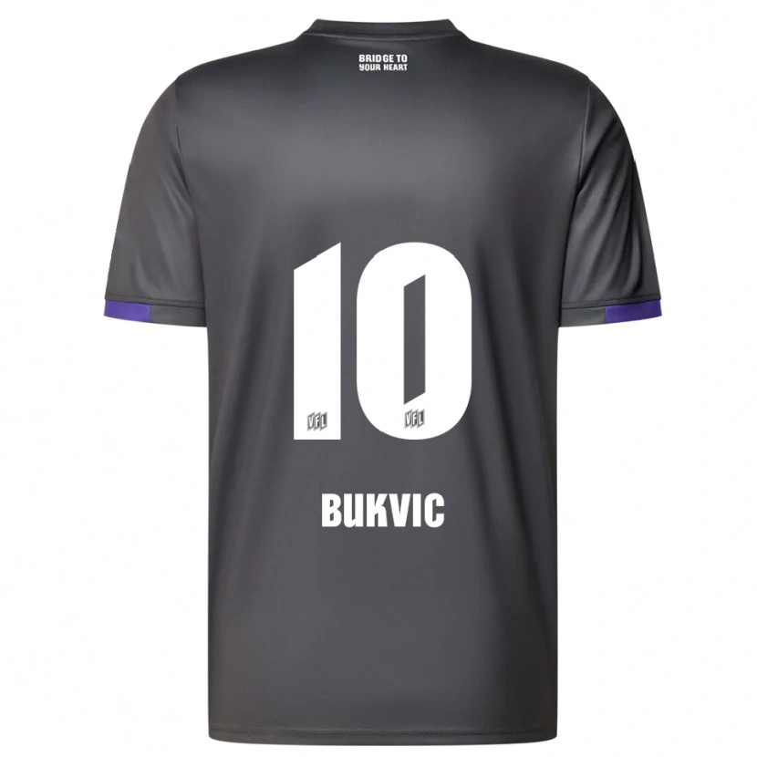Danxen Pánské Adem Bukvic #10 Šedá Fialová Daleko Hráčské Dresy 2025/26 Dres